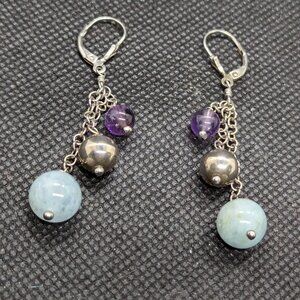 Genuine crystal earrings